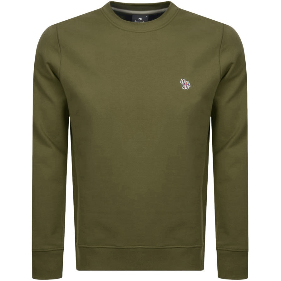 Alternative Image for ProductPS By Paul Smith Crew Neck Sweatshirt Green1